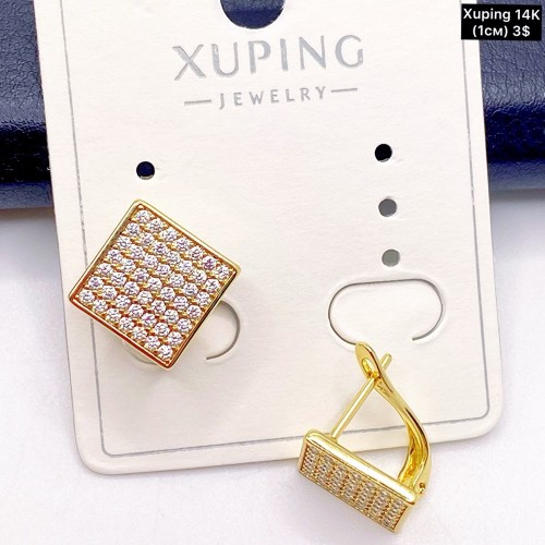 Сережки Xuping14К 10494 (1,0 см.) 